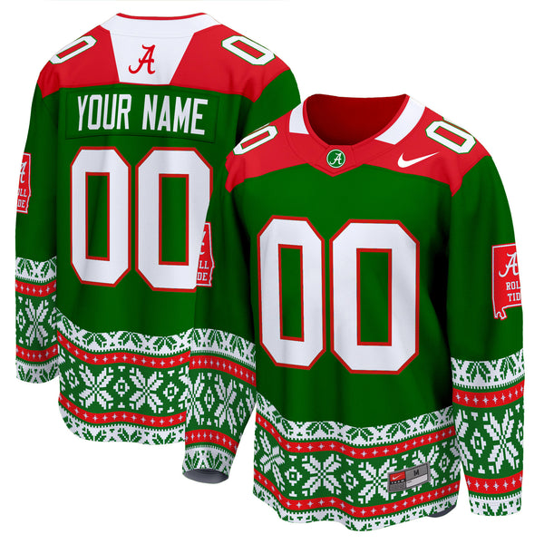 Alabama Crimson Tide 2024 Christmas Premier Breakaway Custom Jersey - All Printed
