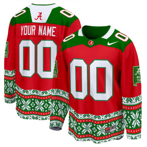 Alabama Crimson Tide 2024 Christmas Premier Breakaway Custom Jersey - All Printed