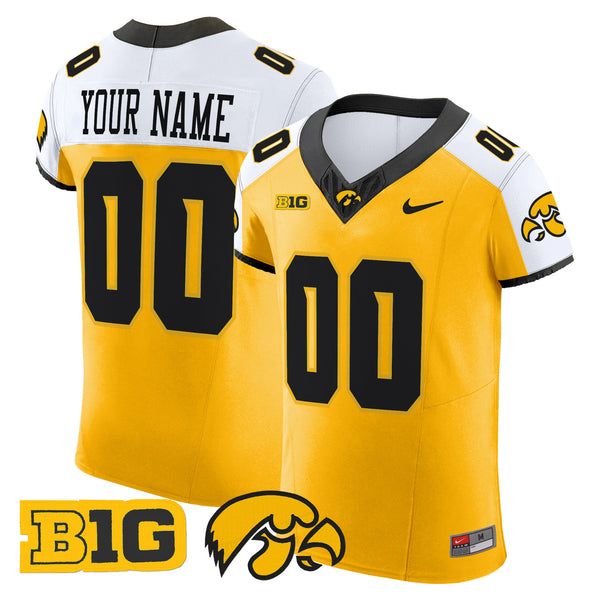 Iowa Hawkeyes 2024 Vapor Elite Custom Jersey - All Stitched