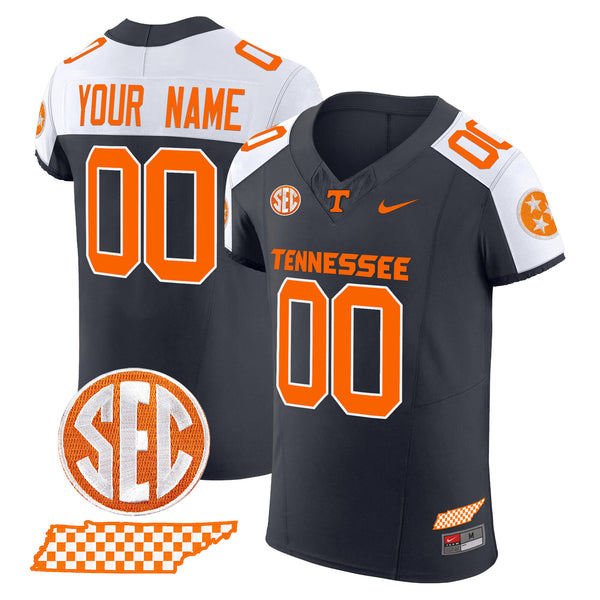 Tennessee Volunteers 2024 Checkerboard Vapor Elite Custom Jersey - All Stitched