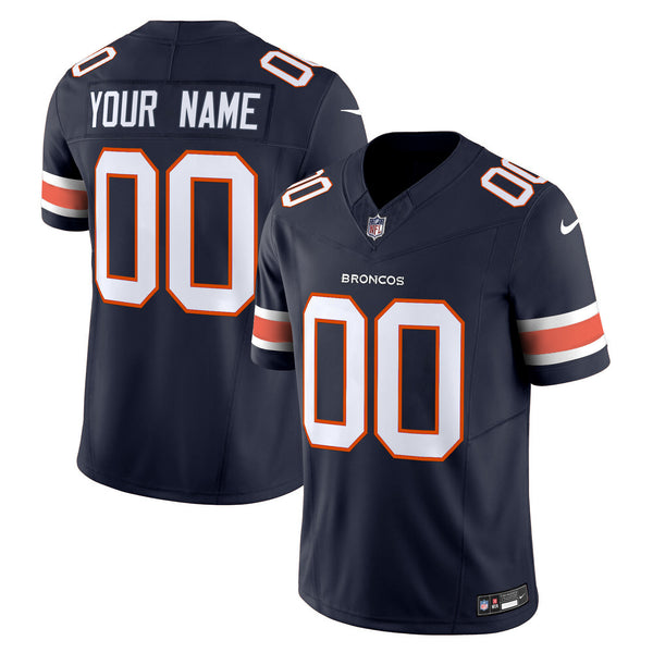 Denver Broncos Throwback Vapor Limited Custom Jersey - All Stitched