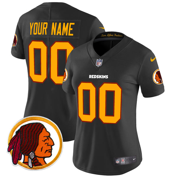 Washington Redskins Throwback Vapor Limited Custom Jersey V2 - All Stitched