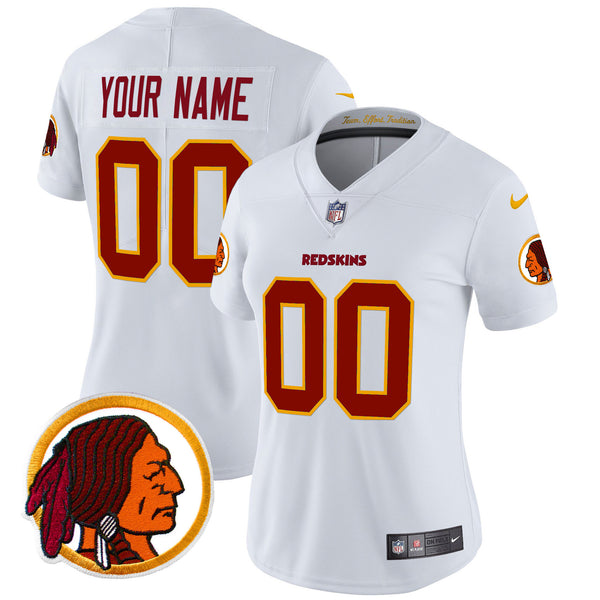 Washington Redskins Throwback Vapor Limited Custom Jersey V2 - All Stitched