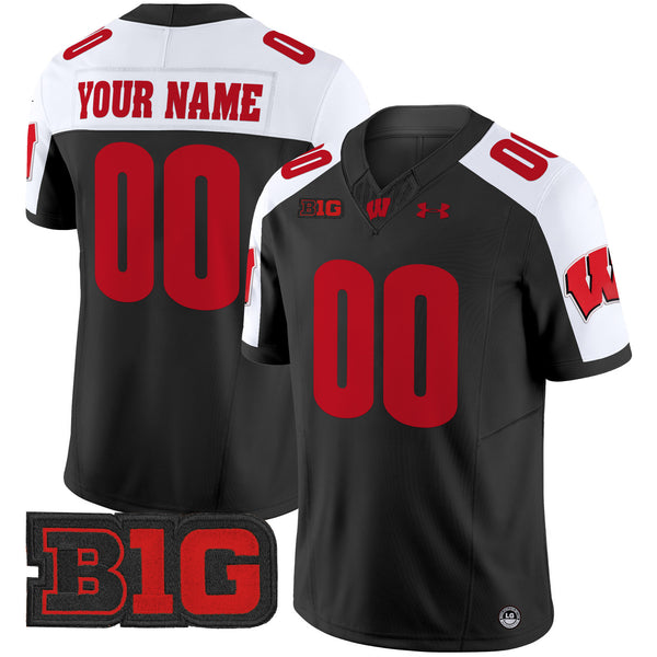 Wisconsin Badgers 2025 Vapor Limited Custom Jersey - All Stitched