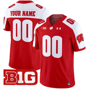 Wisconsin Badgers 2025 Vapor Limited Custom Jersey - All Stitched