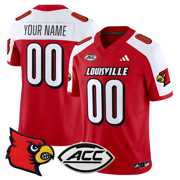 Louisville Cardinals 2024 Vapor Limited Custom Jersey - All Stitched