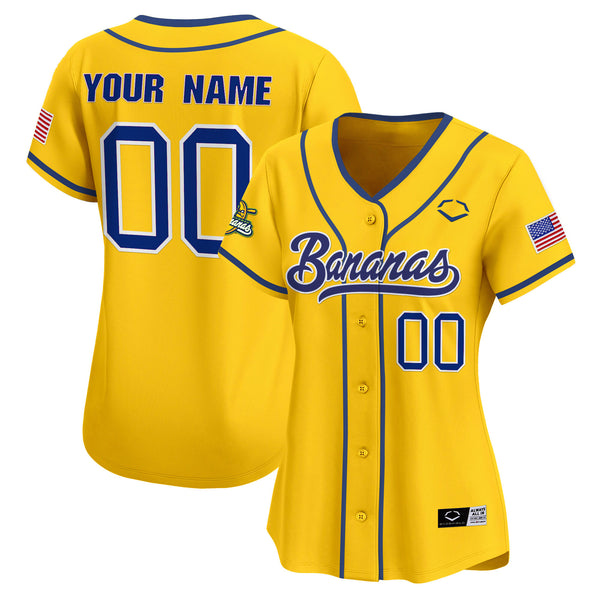 Savannah Bananas Vapor Premier Limited Custom Jersey - All stitched