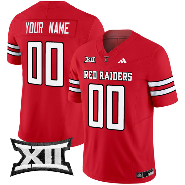 Texas Tech Red Raiders 2024 Vapor Limited Custom Jersey - All Stitched