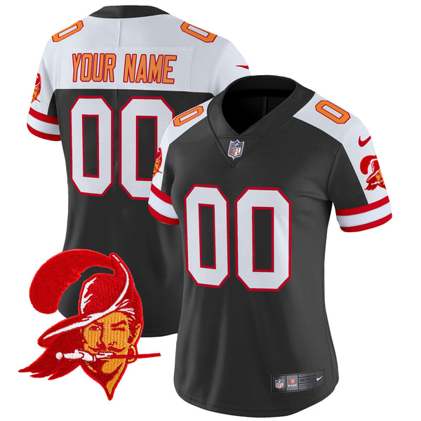 Tampa Bay Buccaneers Throwback Vapor Limited Custom Jersey V2 - All Stitched