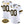 Miami Hurricanes 2025 Gold Vapor Limited Custom Jersey - All Stitched