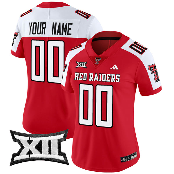 Texas Tech Red Raiders 2024 Vapor Limited Custom Jersey - All Stitched