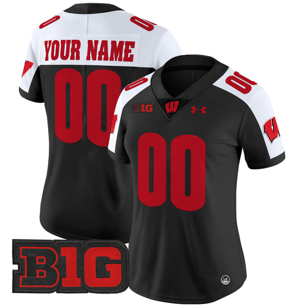 Wisconsin Badgers 2025 Vapor Limited Custom Jersey - All Stitched