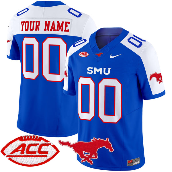 SMU Mustangs 2025 Vapor Limited Custom Jersey - All Stitched