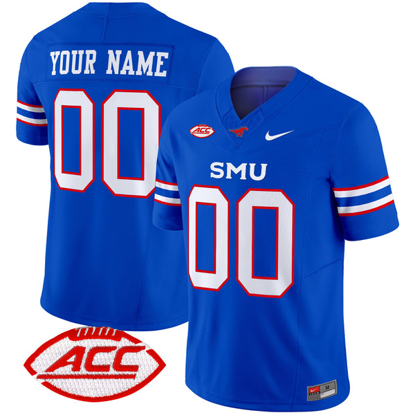 SMU Mustangs 2025 Vapor Limited Custom Jersey - All Stitched