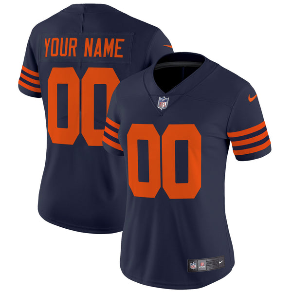Chicago Bears Throwback Vapor Limited Custom Jersey - All Stitched