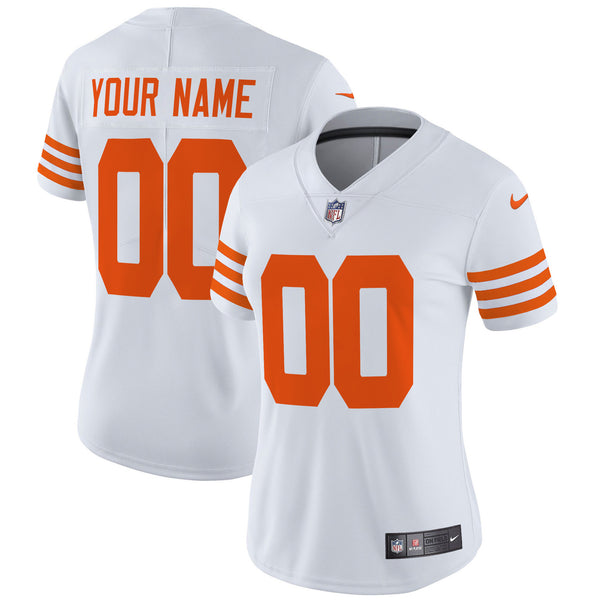 Chicago Bears Throwback Vapor Limited Custom Jersey - All Stitched