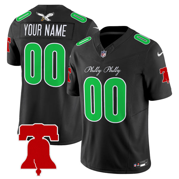 Philadelphia Eagles Philly Phanatic Style Vapor Limited Custom Jersey - All Stitched