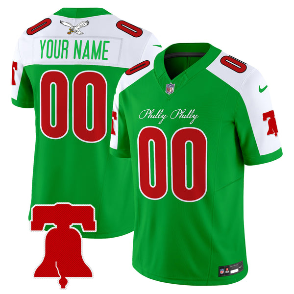 Philadelphia Eagles Philly Phanatic Style Vapor Limited Custom Jersey - All Stitched