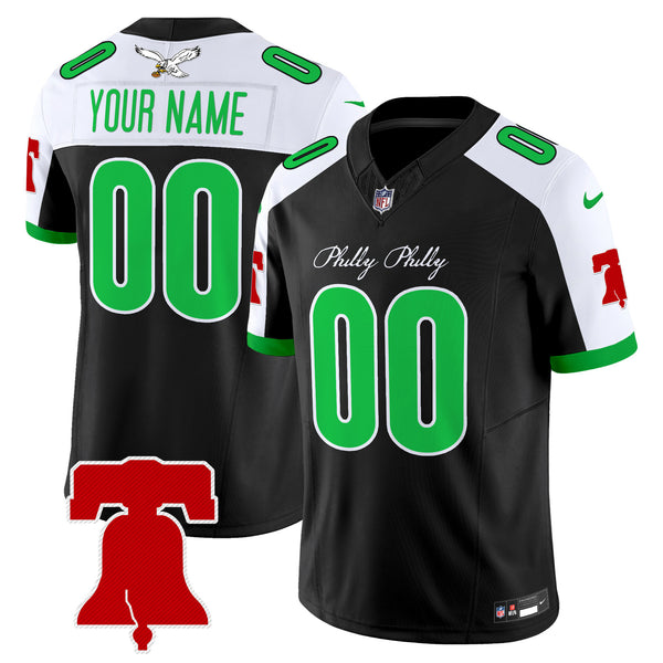 Philadelphia Eagles Philly Phanatic Style Vapor Limited Custom Jersey - All Stitched