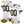 Miami Hurricanes 2025 Florida Patch Gold Vapor Limited Custom Jersey - All Stitched