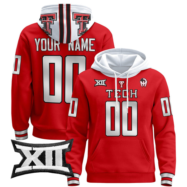 Texas Tech Red Raiders 2024 Custom Pullover Hoodie V2 - All Stitched