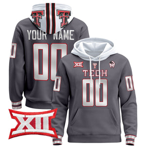Texas Tech Red Raiders 2024 Custom Pullover Hoodie V2 - All Stitched