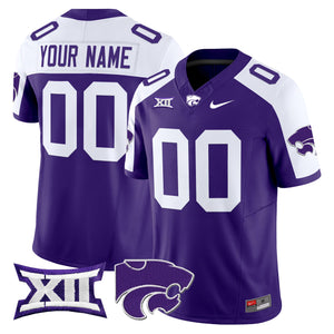 Kansas State Wildcats 2025 Vapor Limited Custom Jersey - All Stitched