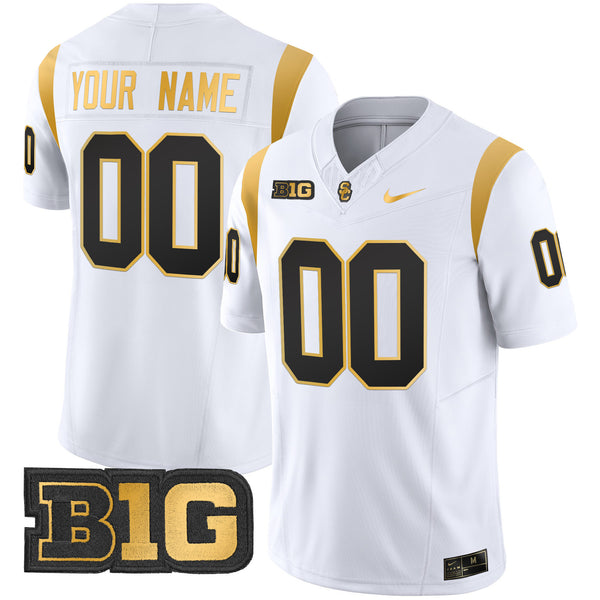USC Trojans 2024 Gold Vapor Limited Custom Jersey - All stitched
