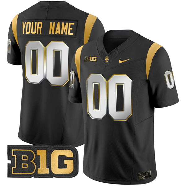 USC Trojans 2024 Gold Vapor Limited Custom Jersey - All stitched