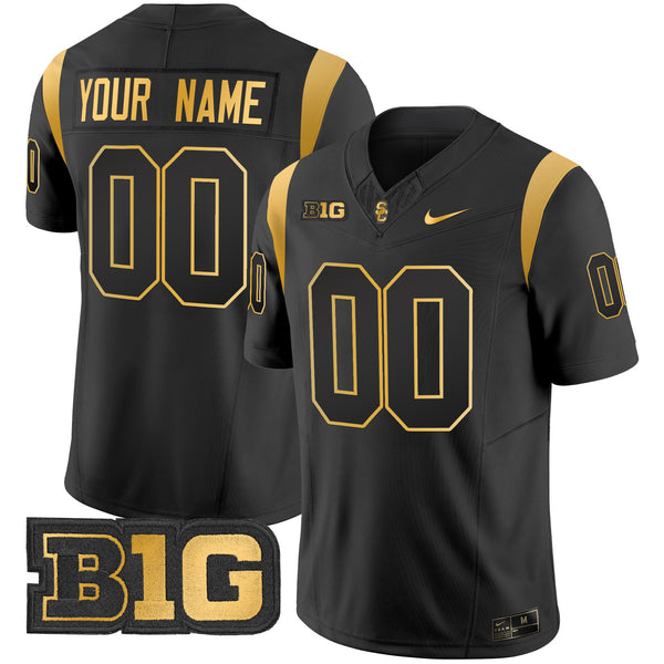 USC Trojans 2024 Gold Vapor Limited Custom Jersey - All stitched