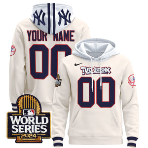 New York Yankees 2024 World Series Custom Pullover Hoodie - All Stitched