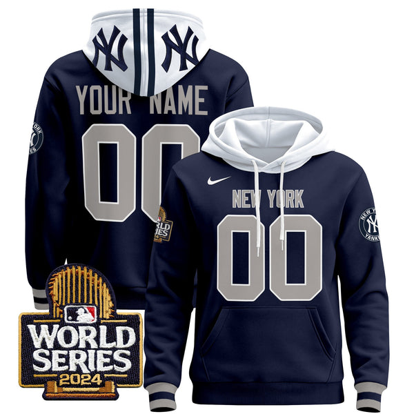 New York Yankees 2024 World Series Custom Pullover Hoodie V2 - All Stitched