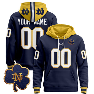 Notre Dame Fighting Irish 2025 Custom Pullover Hoodie - All Stitched