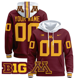 Minnesota Golden Gophers 2024 Custom Pullover Hoodie - All Stitched