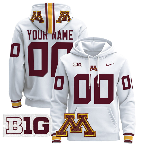 Minnesota Golden Gophers 2024 Custom Pullover Hoodie - All Stitched