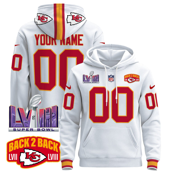 Kansas City Chiefs 2024 Custom Pullover Hoodie - All Stitched