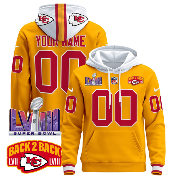 Kansas City Chiefs 2024 Custom Pullover Hoodie - All Stitched