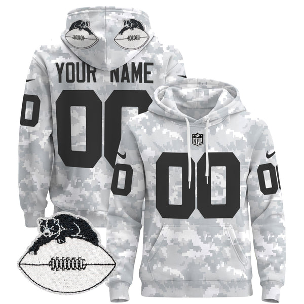 Chicago Bears Throwback 2024 Salute to Service Custom Pullover Hoodie - All Stitched