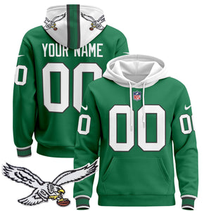 Philadelphia Eagles 2024 Custom Pullover Hoodie - All Stitched