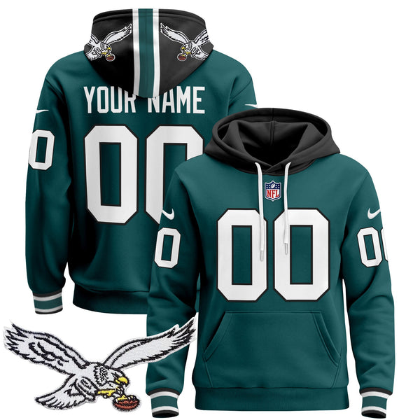 Philadelphia Eagles 2024 Custom Pullover Hoodie - All Stitched