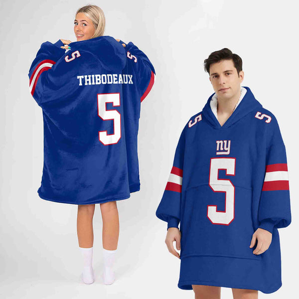 Adult KT 5 New York G Football Unisex Blanket Hoodie
