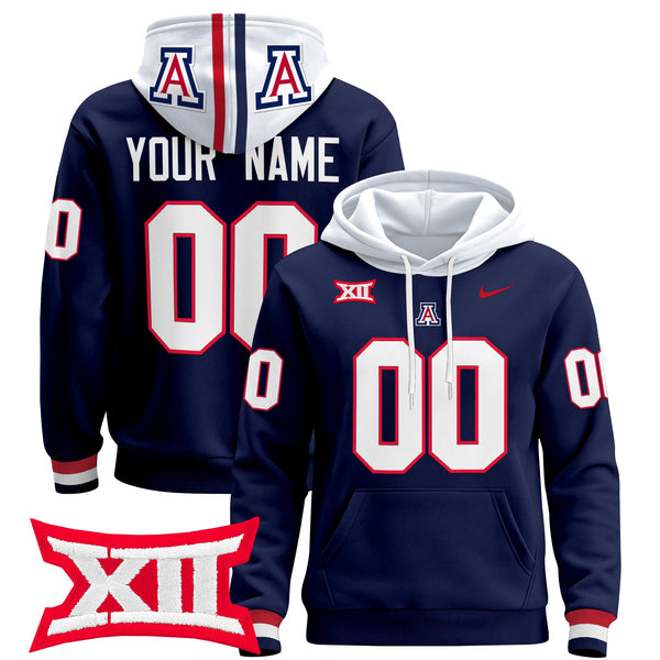 Arizona Wildcats 2024 Custom Pullover Hoodie - All Stitched