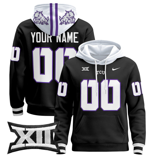 TCU Horned Frogs 2024 Custom Pullover Hoodie - All Stitched