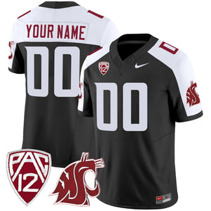 Washington State Cougars Vapor Limited Custom Jersey - All Stitched