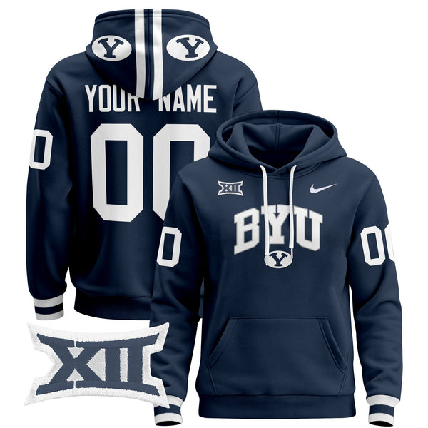 BYU Cougars 2024 Custom Pullover Hoodie V3 - All Stitched