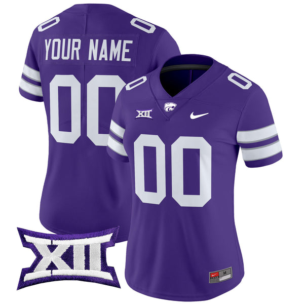 Kansas State Wildcats 2025 Vapor Limited Custom Jersey - All Stitched