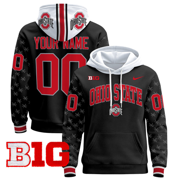 Ohio State Buckeyes 2024 Custom Pullover Hoodie V2 - All Stitched