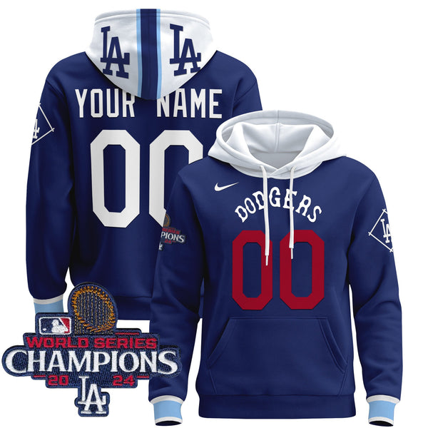 Dodgers Tribute 2024 World Series Champions Custom Pullover Hoodie - All Stitched