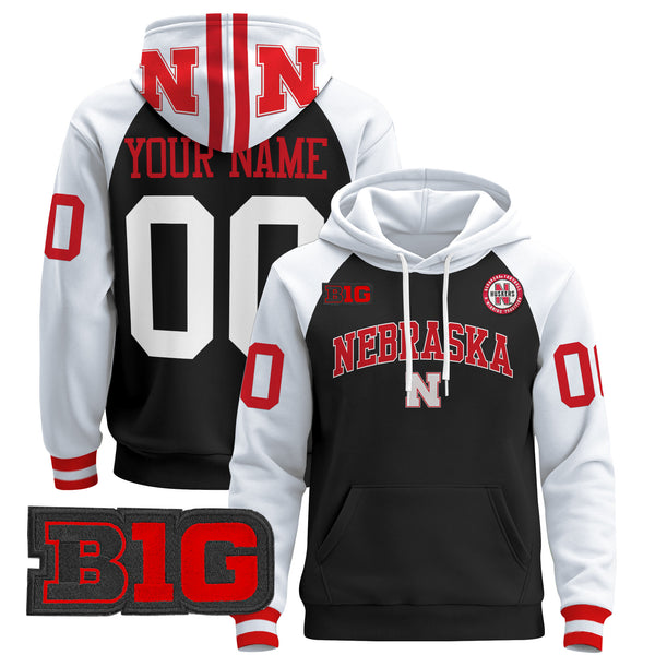 Nebraska Cornhuskers 2024 Custom Pullover Hoodie V3 - All Stitched