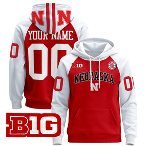 Nebraska Cornhuskers 2024 Custom Pullover Hoodie V3 - All Stitched